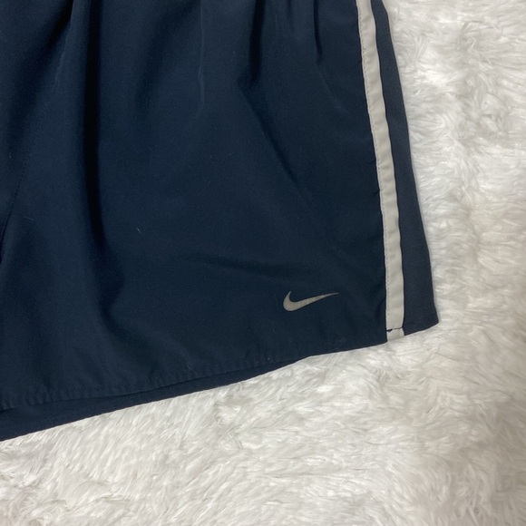 NIKE DRI-FIT WOMEN BLUE ATHLETIC BRIEF LINED RUNNING SHORTS PANTS. SIZE-LARGE. - Picture 8 of 13